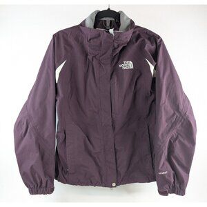North Face Purple Women’s HyVent Insulated Zip-Out Jacket Size M Shell ONLY